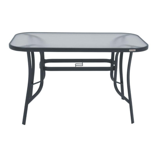 ΤΡΑΠΕΖΙ ΕΞΟΧΗΣ  STEEL ΓΚΡΙ 120x70x70εκ g.r.d