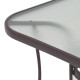 ΤΡΑΠΕΖΙ ΕΞΟΧΗΣ  STEEL ΚΑΦΕ 120x70x70εκ g.r.d