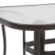 ΤΡΑΠΕΖΙ ΕΞΟΧΗΣ  STEEL ΚΑΦΕ 120x70x70εκ g.r.d