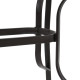 ΤΡΑΠΕΖΙ ΕΞΟΧΗΣ  STEEL ΚΑΦΕ 120x70x70εκ g.r.d
