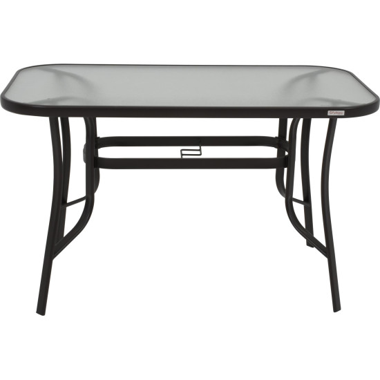 ΤΡΑΠΕΖΙ ΕΞΟΧΗΣ  STEEL ΚΑΦΕ 140x80x70εκ