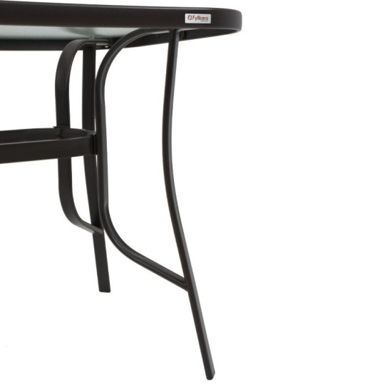 ΤΡΑΠΕΖΙ ΕΞΟΧΗΣ  STEEL ΚΑΦΕ 140x80x70εκ