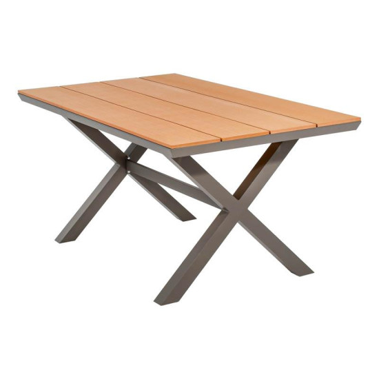 ΤΡΑΠΕΖΙ ΚΗΠΟΥ ΑΛΟΥΜΙΝΙΟΥ FL6510 ΜΕ ΕΠΙΦΑΝΕΙΑ POLYWOOD ΧΡΩΜΑ CAPPUCCINO 150x90x75εκ ΤΡΑΠΕΖΙ ΚΗΠΟΥ ΑΛΟΥΜΙΝΙΟΥ FL6510 ΜΕ ΕΠΙΦΑΝΕΙΑ POLYWOOD ΧΡΩΜΑ CAPPUCCINO 150x90x75εκ