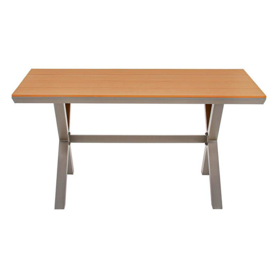 ΤΡΑΠΕΖΙ ΚΗΠΟΥ ΑΛΟΥΜΙΝΙΟΥ FL6510 ΜΕ ΕΠΙΦΑΝΕΙΑ POLYWOOD ΧΡΩΜΑ CAPPUCCINO 150x90x75εκ ΤΡΑΠΕΖΙ ΚΗΠΟΥ ΑΛΟΥΜΙΝΙΟΥ FL6510 ΜΕ ΕΠΙΦΑΝΕΙΑ POLYWOOD ΧΡΩΜΑ CAPPUCCINO 150x90x75εκ