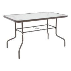 ΤΡΑΠΕΖΙ ΚΗΠΟΥ  026 ΚΑΦΕ ΧΡΩΜΑ 100x65x70εκ grd