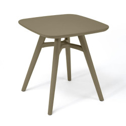 ΤΕΤΡΑΓΩΝΟ ΤΡΑΠΕΖΑΚΙ ΚΗΠΟΥ ΜΕ ABS ΕΠΙΦΑΝΕΙΑ  FL8863 CAPPUCCINO ΧΡΩΜΑ 51x51εκ