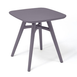 ΤΕΤΡΑΓΩΝΟ ΤΡΑΠΕΖΑΚΙ ΚΗΠΟΥ ΜΕ ABS ΕΠΙΦΑΝΕΙΑ  FL8863 ΓΚΡΙ ΧΡΩΜΑ 51x51εκ