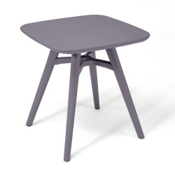 ΤΕΤΡΑΓΩΝΟ ΤΡΑΠΕΖΑΚΙ ΚΗΠΟΥ ΜΕ ABS ΕΠΙΦΑΝΕΙΑ  FL8863 ΓΚΡΙ ΧΡΩΜΑ 71x74εκ