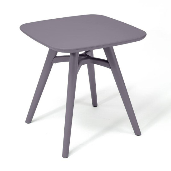 ΤΕΤΡΑΓΩΝΟ ΤΡΑΠΕΖΑΚΙ ΚΗΠΟΥ ΜΕ ABS ΕΠΙΦΑΝΕΙΑ  FL8863 ΓΚΡΙ ΧΡΩΜΑ 71x74εκ