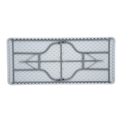 ΤΡΑΠΕΖΙ ΣΥΝΕΔΡΙΟΥ-CATERING  ΛΕΥΚΟ 183x75x74 ΠΤΥΣΣΟΜΕΝΟ