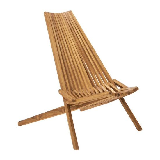 ΞΥΛΙΝΗ ΠΟΛΥΘΡΟΝΑ ΚΗΠΟΥ ΠΤΥΣΣΟΜΕΝΗ  "Sandy" ΦΥΣΙΚΟ ΧΡΩΜΑ 49x69x78εκ