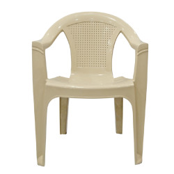 Πολυθρόνα "ERMIS" πλαστική σε χρώμα μπεζ 58x58x79 Πολυθρόνα "ERMIS" πλαστική σε χρώμα μπεζ 58x58x79