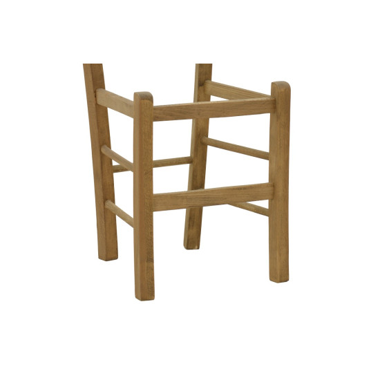 Καρέκλα καφενείου Santorini χιαστή καρυδί ξύλο 42x40x89εκ