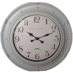 Πλαστικό ρολόι τοίχου σε χρώμα γκρι Φ60 Πλαστικό ρολόι τοίχου σε χρώμα γκρι Φ60