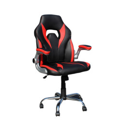 Πολυθρόνα "GAMING" από PVC σε χρώμα μαύρο/κόκκινο 67x72x127/137 Πολυθρόνα "GAMING" από PVC σε χρώμα μαύρο/κόκκινο 67x72x127/137