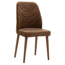 Καρέκλα "CESILIA" από ξύλο/ύφασμα σε χρώμα καφέ/sonoma 50x49x90 Καρέκλα "CESILIA" από ξύλο/ύφασμα σε χρώμα καφέ/sonoma 50x49x90