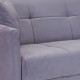 Kαναπές κρεβάτι LOR 3θέσιος ύφασμα γκρι-μπεζ 210x75x80