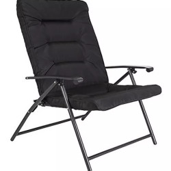 Πολυθρόνα relax "RONA" πτυσσόμενη 2 θέσεων σε χρώμα μαύρο 68x74x93