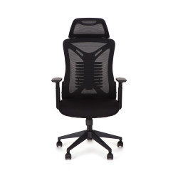 Καρέκλα γραφείου διευθυντή JAMES mesh μαύρο 65x61x117/125