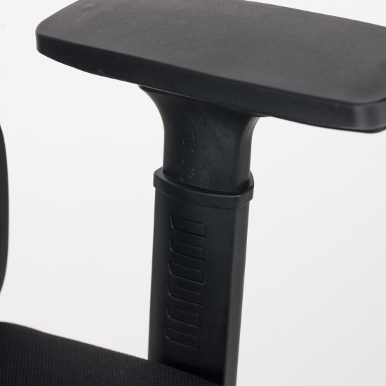 Καρέκλα γραφείου διευθυντή JAMES mesh μαύρο 65x61x117/125