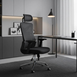 Καρέκλα γραφείου διευθυντή WING mesh μαύρο 65x61x117/125