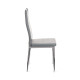 Καρέκλα Tonia PU γκρι-πόδι χρωμίου 52x43x96 Καρέκλα Tonia PU γκρι-πόδι χρωμίου 52x43x96