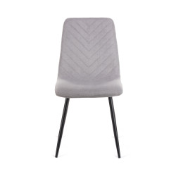 Καρέκλα Rena ύφασμα γκρι-πόδι μαύρο μεταλλικό 48x55x90 Καρέκλα Rena ύφασμα γκρι-πόδι μαύρο μεταλλικό 48x55x90