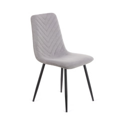 Καρέκλα Rena ύφασμα γκρι-πόδι μαύρο μεταλλικό 48x55x90 Καρέκλα Rena ύφασμα γκρι-πόδι μαύρο μεταλλικό 48x55x90