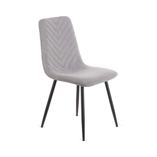 Καρέκλα Rena ύφασμα γκρι-πόδι μαύρο μεταλλικό 48x55x90 Καρέκλα Rena ύφασμα γκρι-πόδι μαύρο μεταλλικό 48x55x90
