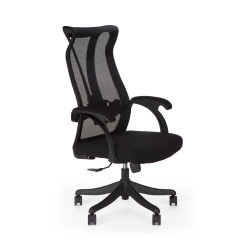 Καρέκλα γραφείου διευθυντή "MONE" ύφασμα mesh μαύρο 53x50x130