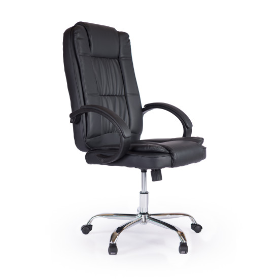 Καρέκλα γραφείου διευθυντή Zen pu μαύρο 52x51x129 Καρέκλα γραφείου διευθυντή Zen pu μαύρο 52x51x129