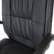 Καρέκλα γραφείου διευθυντή Zen pu μαύρο 52x51x129 Καρέκλα γραφείου διευθυντή Zen pu μαύρο 52x51x129
