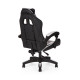 Καρέκλα γραφείου gaming William PU μαύρο-λευκό 60x59x108/118