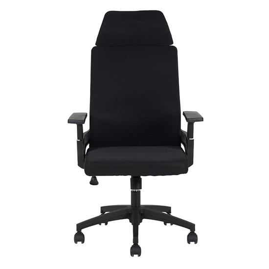 Καρέκλα γραφείου διευθυντή Endy ύφασμα mesh μαύρο 50x50x114/124