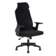 Καρέκλα γραφείου διευθυντή Endy ύφασμα mesh μαύρο 50x50x114/124