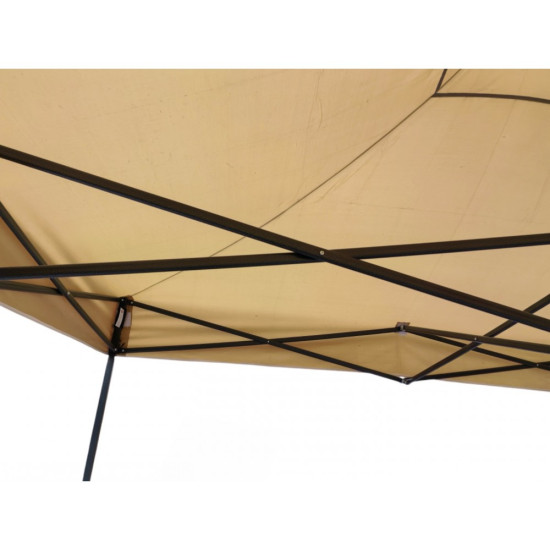 Κιόσκι πτυσσόμενο επαγγελματικό "Party" σε μπεζ χρώμα 3x3