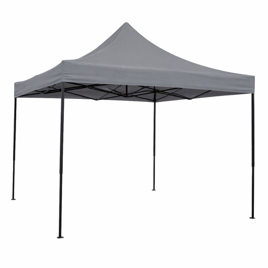 Κιόσκι πτυσσόμενο επαγγελματικό "Party" σε γκρι χρώμα 3x3