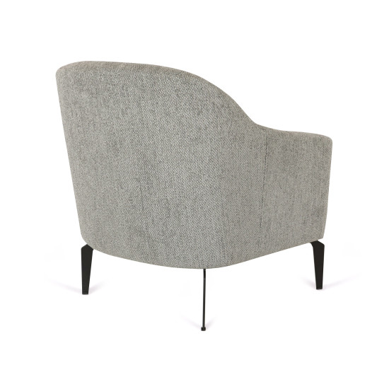 Πολυθρόνα-μπερζέρα Tilda ύφασμα σε γκρι απόχρωση 73x83x85 Πολυθρόνα-μπερζέρα Tilda ύφασμα σε γκρι απόχρωση 73x83x85