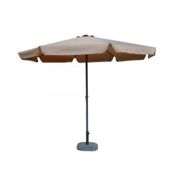 Ομπρέλα κήπου από αλουμίνιο/ύφασμα σε χρώμα μπεζ άμμου Φ300 Ομπρέλα κήπου από αλουμίνιο/ύφασμα σε χρώμα μπεζ άμμου Φ300