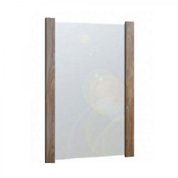 Καθρέπτης σε χρώμα καρυδί 75x90 Καθρέπτης σε χρώμα καρυδί 75x90