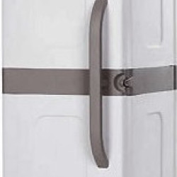 Ντουλάπα "ΙΡΙΔΑ" μονόφυλλη πλαστική σε γκρι-ανθρακί χρώμα 44x36x179