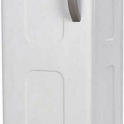 Ντουλάπα "ΡΕΑ" μονόφυλλη πλαστική σε ανθρακί-γκρι χρώμα 44x36x96