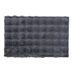 Χαλί "BUBBLE" με ανάγλυφο πέλος γούνας σε χρώμα γκρι 160x230