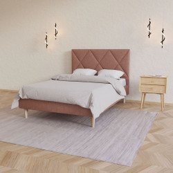 Κρεβάτι Fortuna Τερακότα 140x200cm