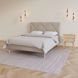 Κρεβάτι Fortuna Μπεζ 160x200cm