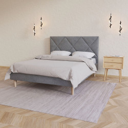 Κρεβάτι Fortuna Γκρι 160x200cm
