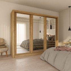 Ντουλάπα Grandio Χρυσό Δρυς καθρέφτη