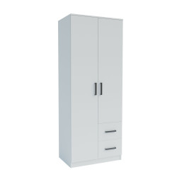 Ντουλάπα Simple 2D2DR Λευκή