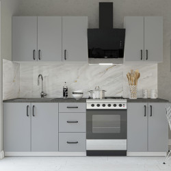 Κουζίνα Melisa Γκρι