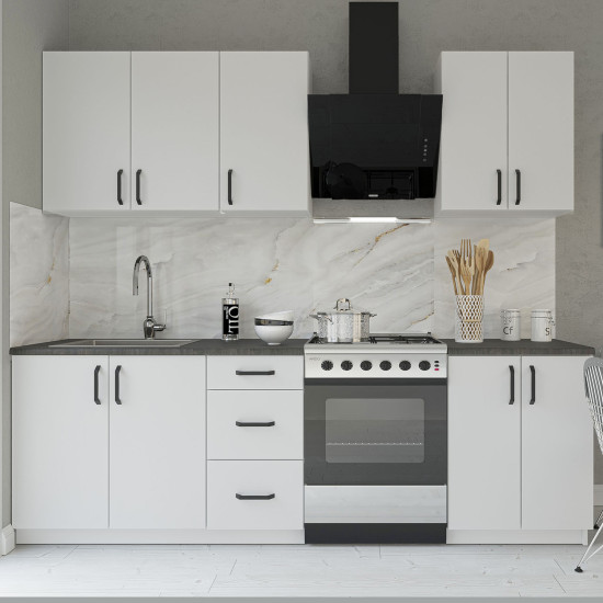 Κουζίνα Melisa Λευκή
